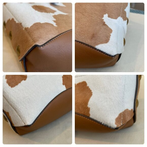 🔥Reserved 🔥NeW! Tory Burch Rowan Calf Hair Bucket Bag - Picture 9 of 12